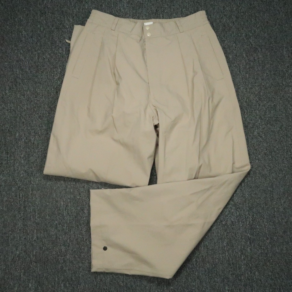 Zero Restriction Pants Mens Extra Large Khaki Tan Golf Gore Tex Lined XL